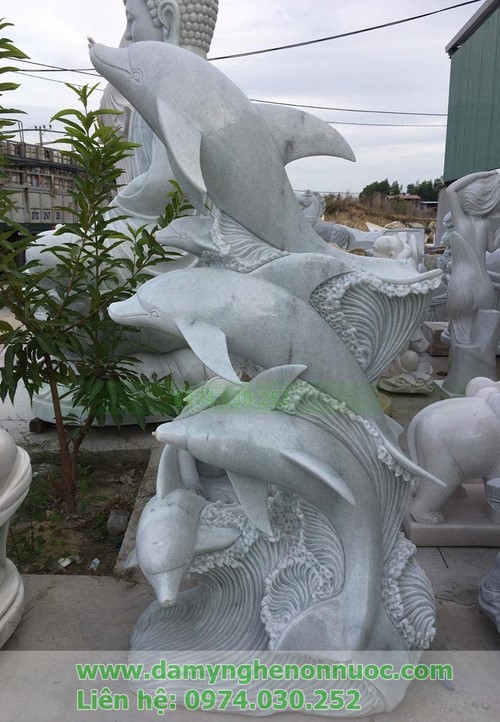 tượng cá voi- Cơ sở đá mỹ nghệ Vinh Hiền